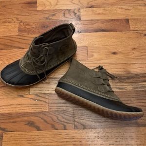 Sorel Out N About Leather Duck Boot